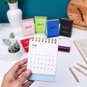 Calendar Meja A7 2027 - 7 Warna