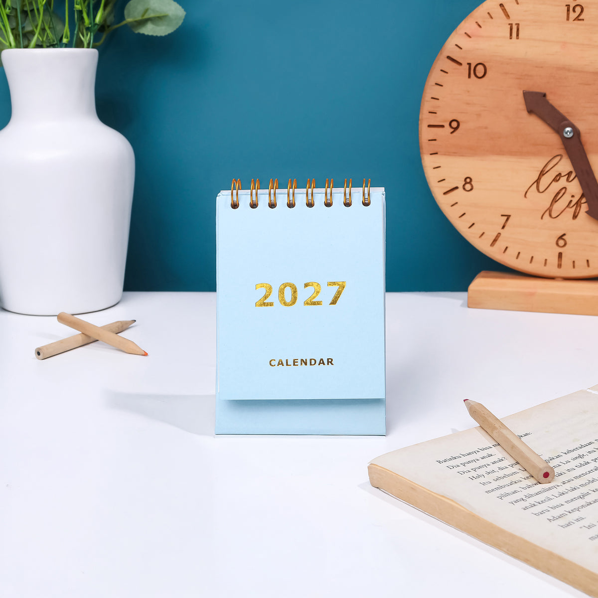 Calendar Meja A7 2027 - 7 Warna