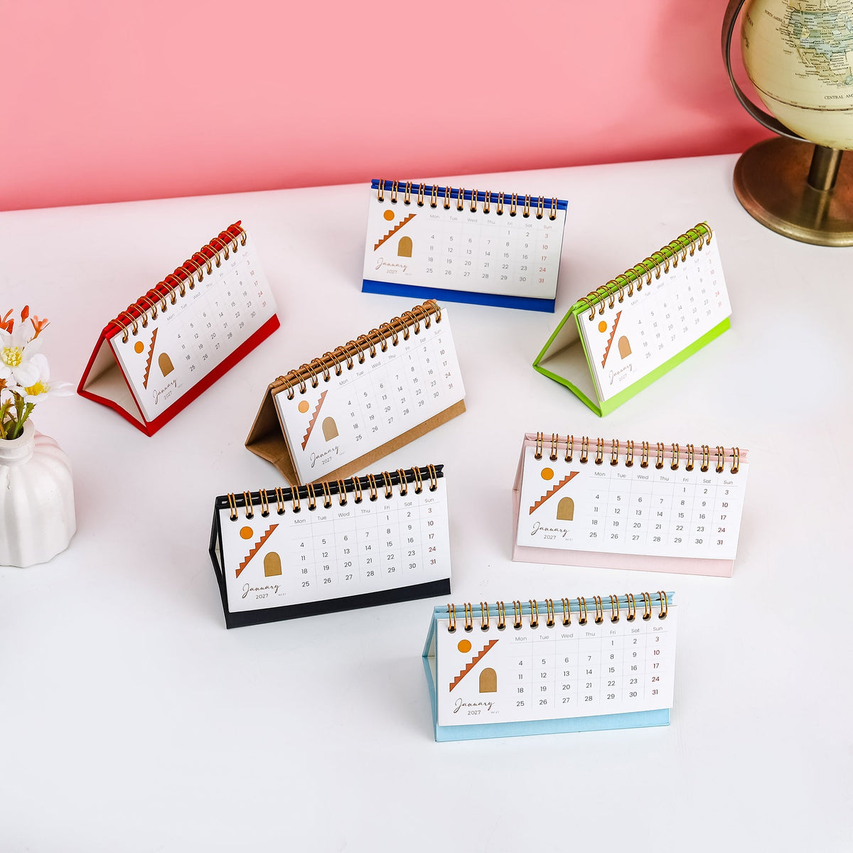 Bukuqu Calendar Short 2027 Colorfull