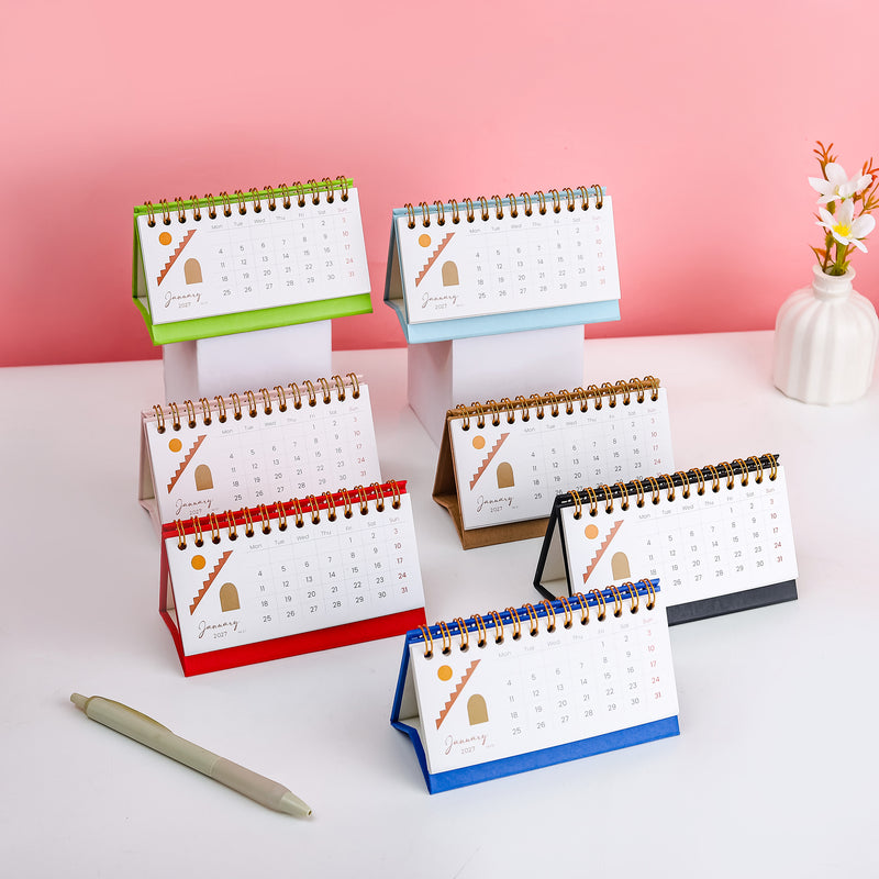 bukuqu Calendar Short 2027 Colorfull