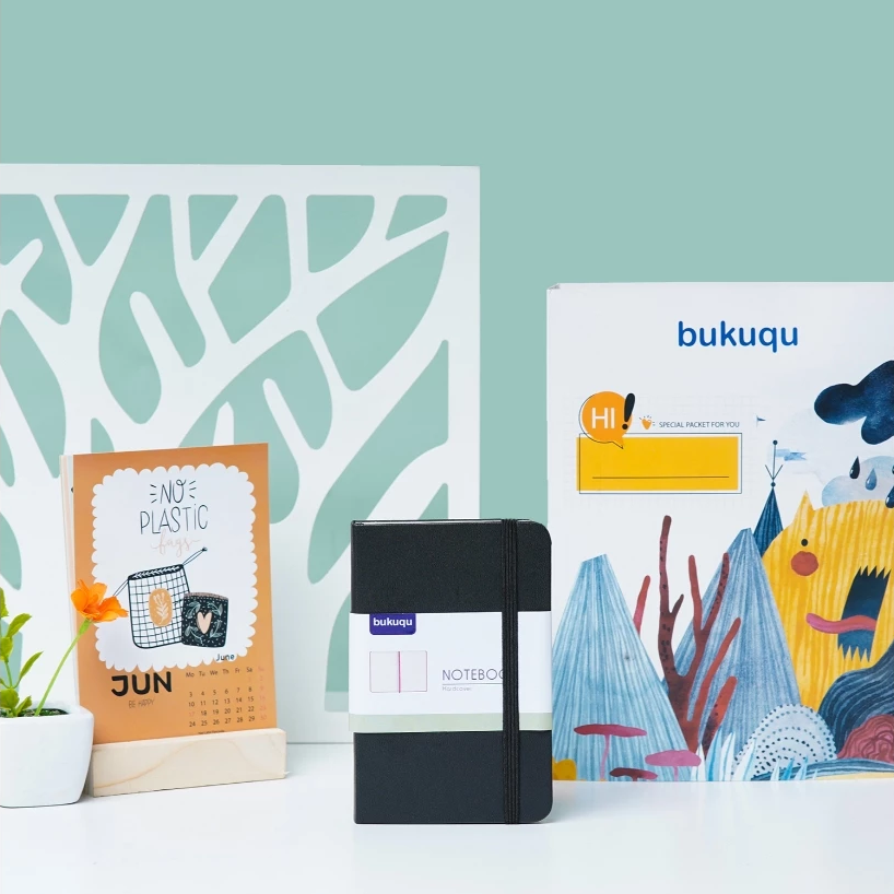 bukuqu A6 Classic Notebook Black