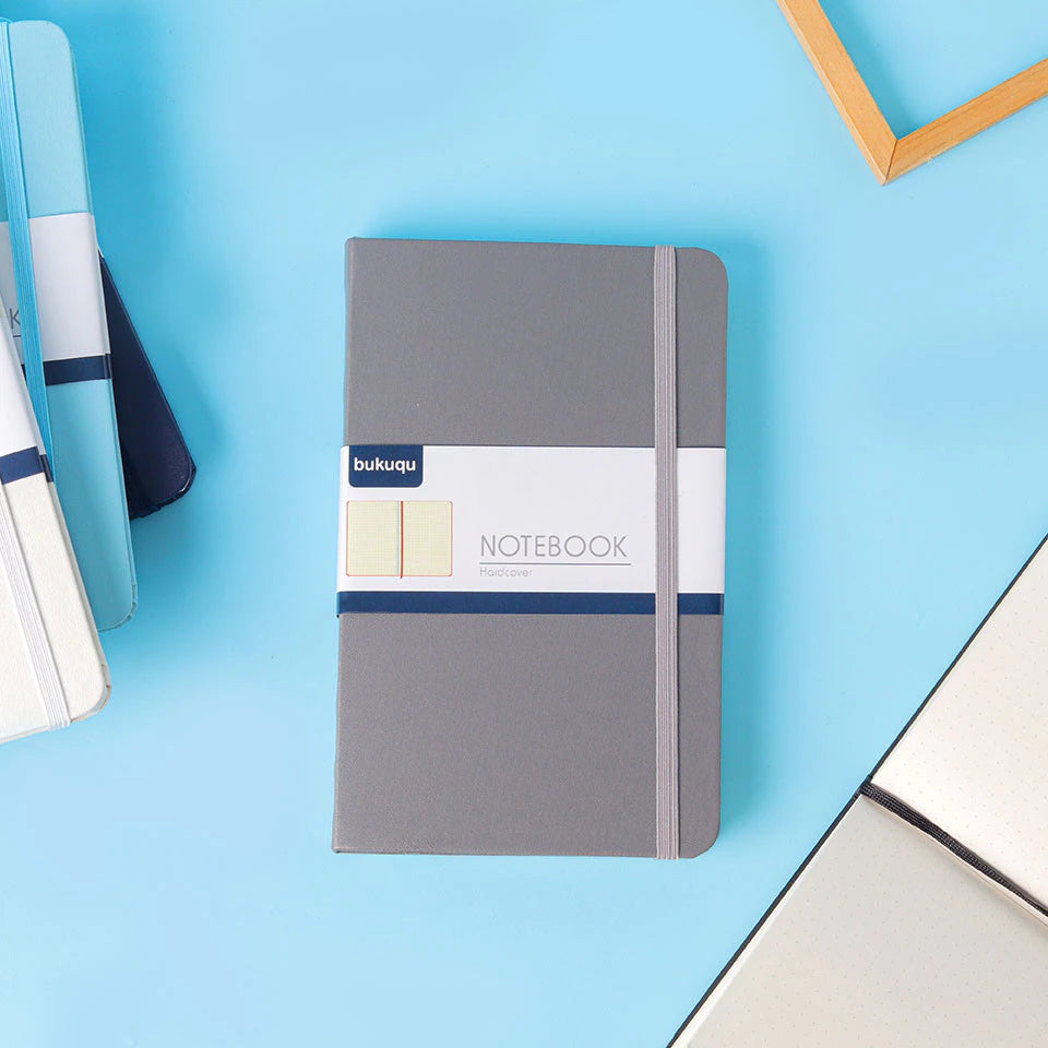 bukuqu A5 Classic Notebook Grey