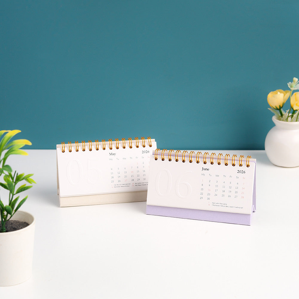 Calendar Emboss Mini 2026