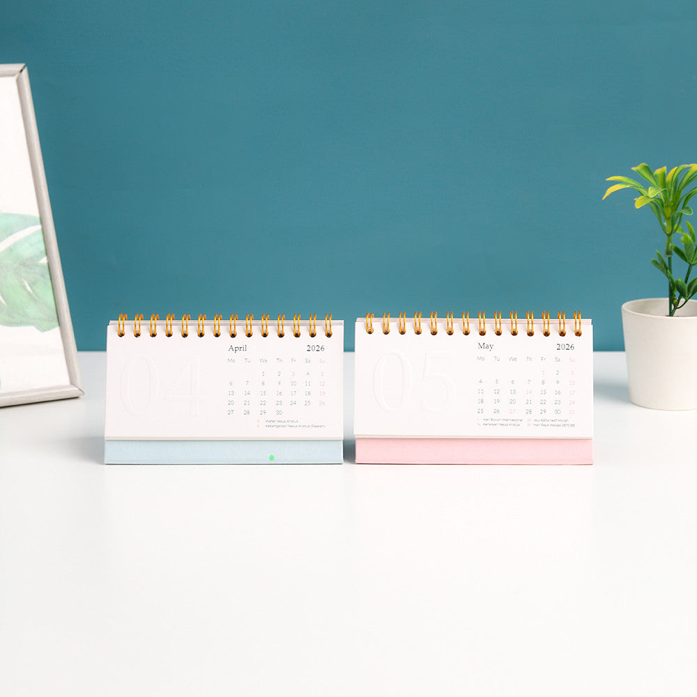 Calendar Emboss Mini 2026