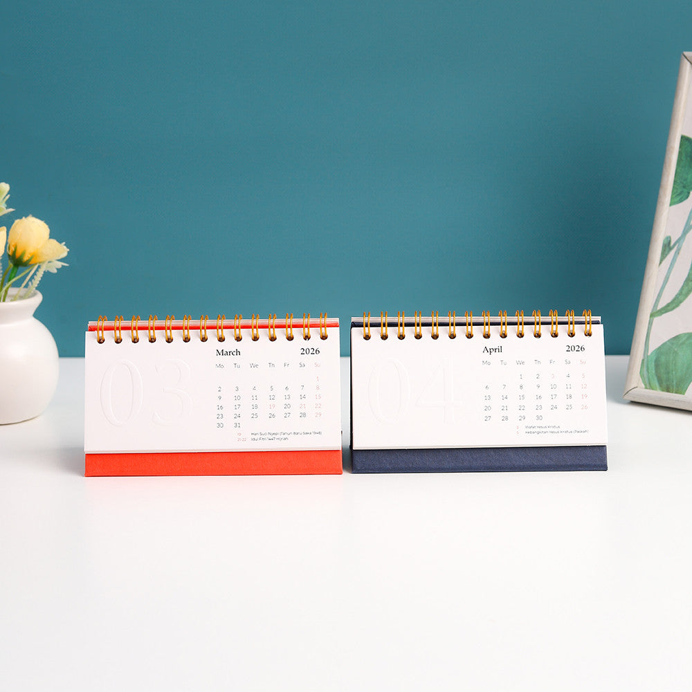 Calendar Emboss Mini 2026