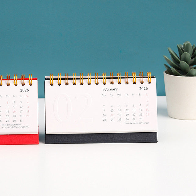 Calendar Emboss Mini 2026