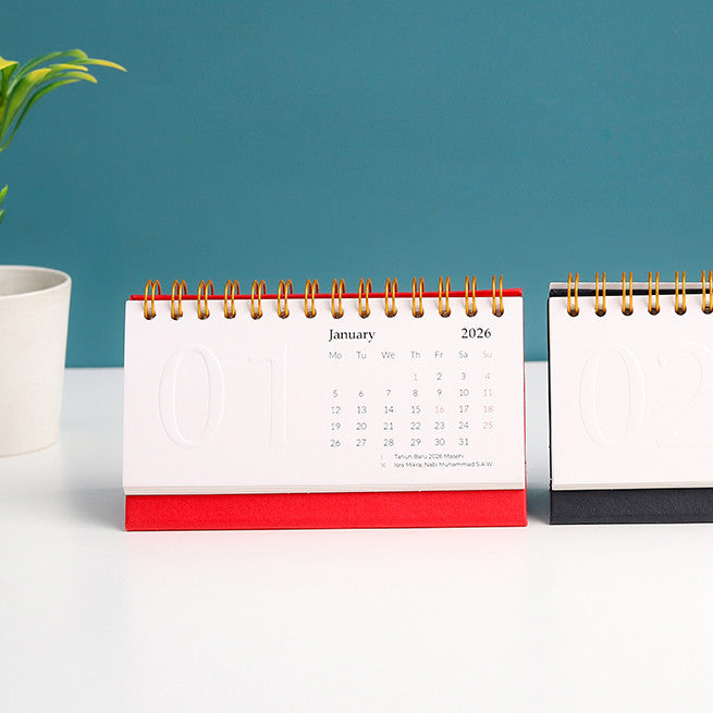 Calendar Emboss Mini 2026