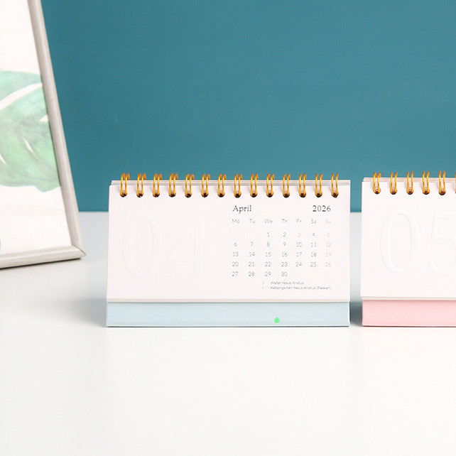 Calendar Emboss Mini 2026