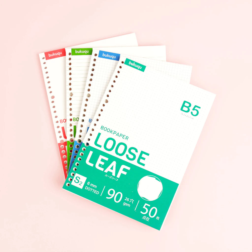 bukuqu B5 Loose Leaf Bookpaper