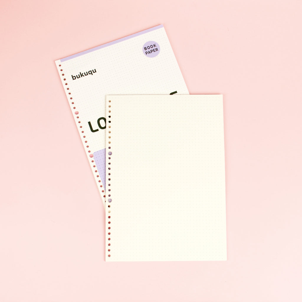 bukuqu A4 Bookpaper Loose leaf - DOTTED