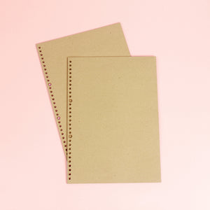 Loose Leaf A4 #KRAFT - 30 Holes by bukuqu
