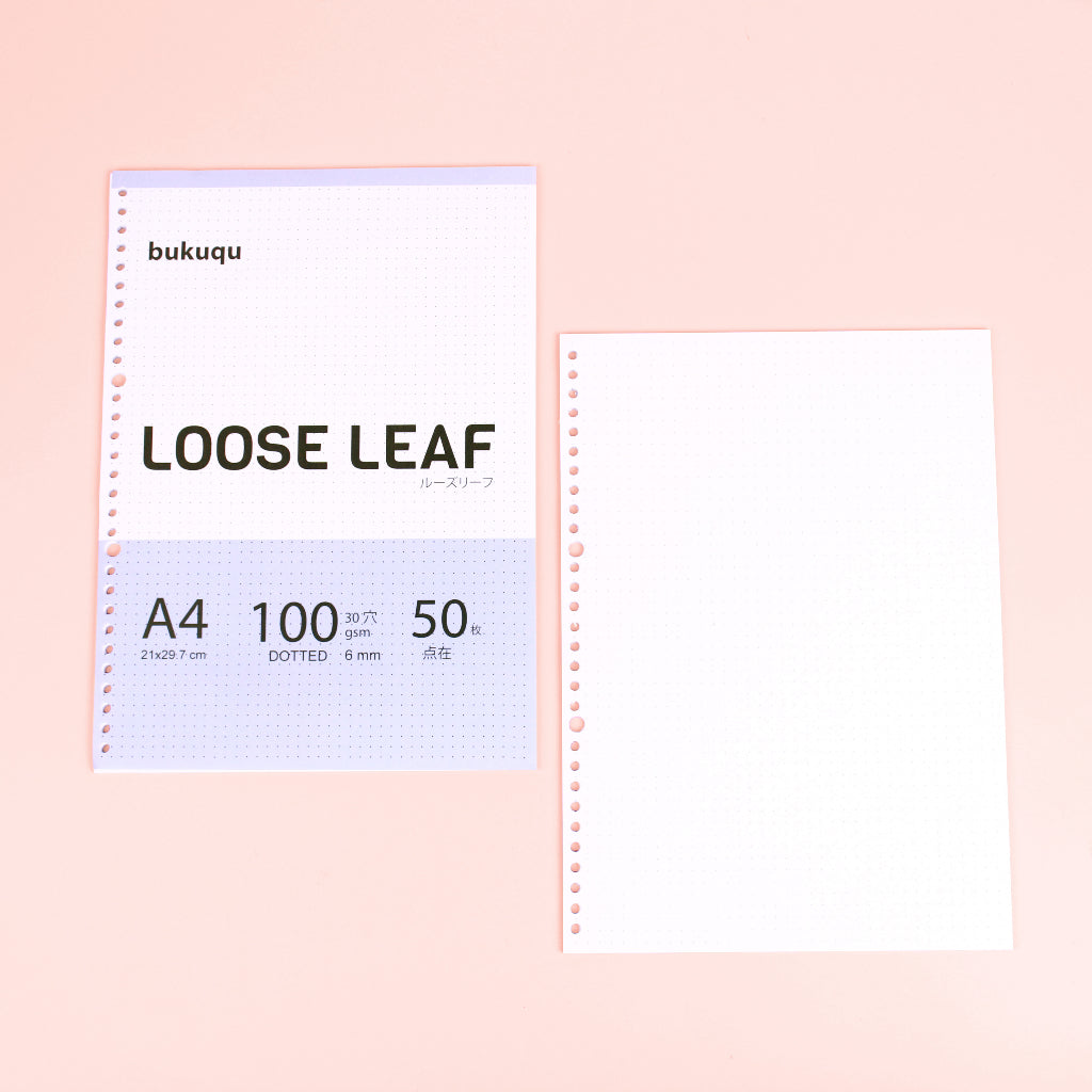 A4 Loose Leaf HVS DOTTED By Bukuqu A4 loose leaf hvs dotted by bukuqu