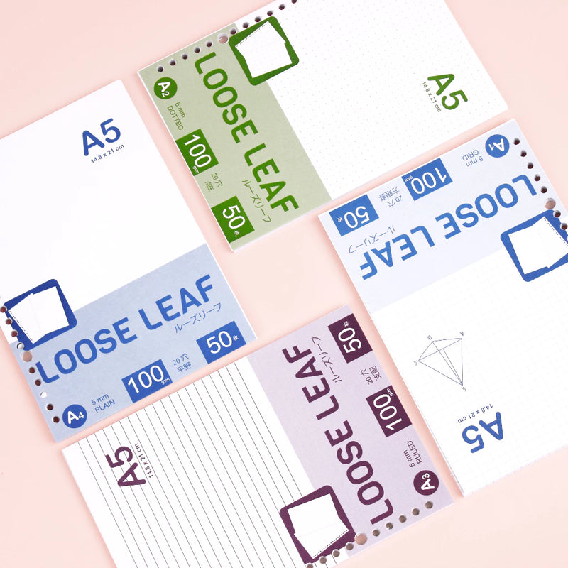 bukuqu A5 Loose Leaf HVS 100 gsm