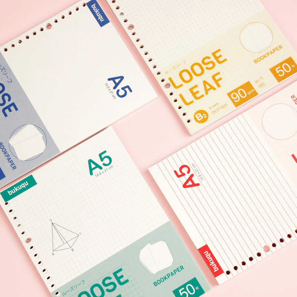 bukuqu A5 Loose Leaf Bookpaper