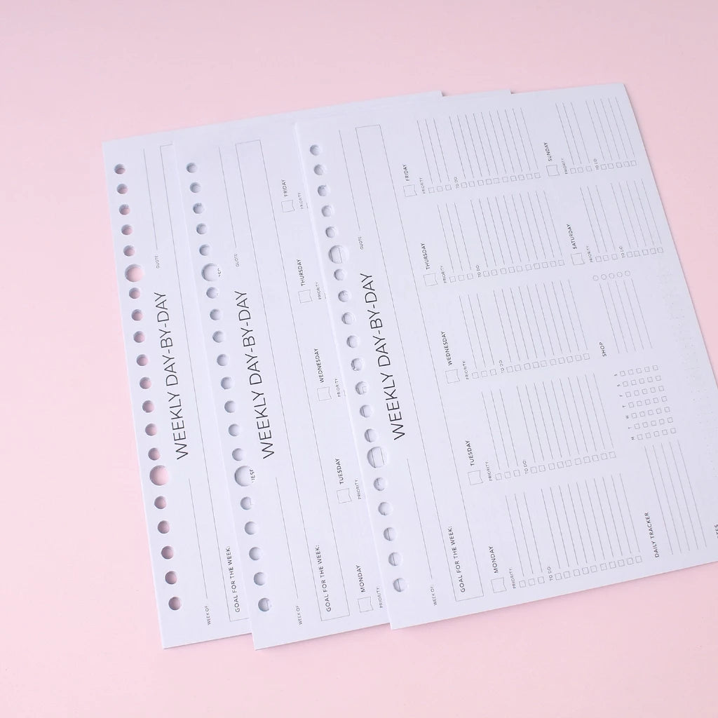 bukuqu A5 Loose leaf LN307 Weekly Day by Day