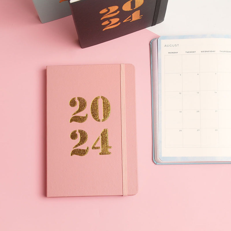Weekly Planner 2024 Leather by bukuqu