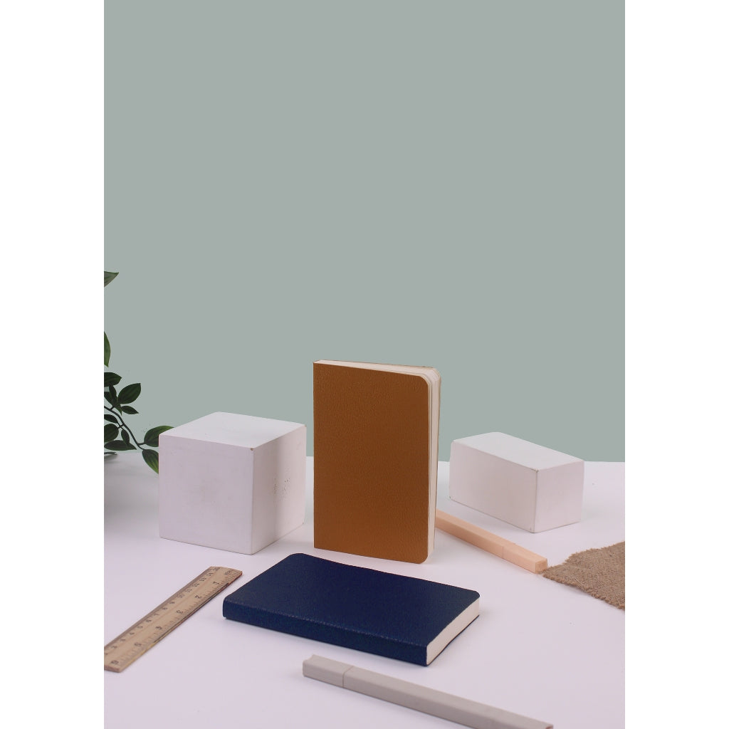 Notebook Softcover A6 #NavyCream by bukuqu