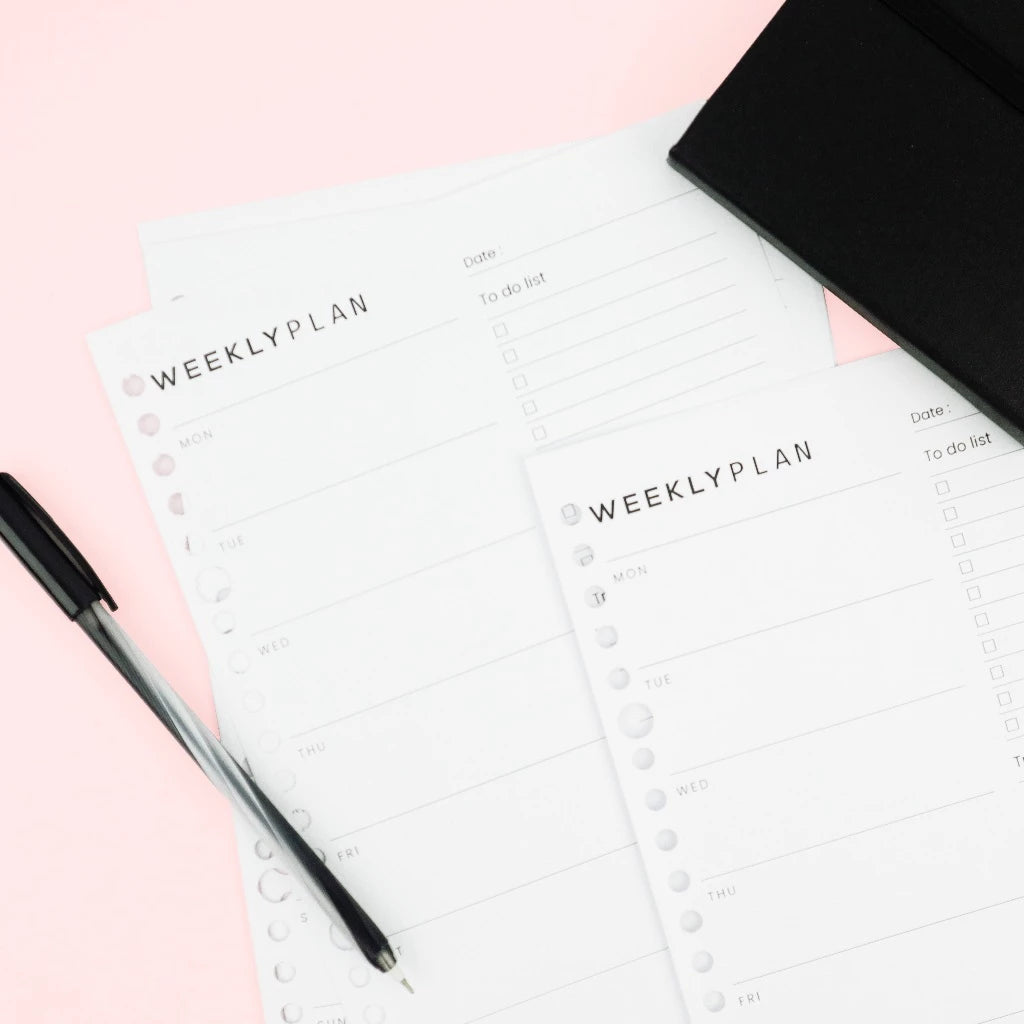 bukuqu A5 Loose Leaf LN303 - Weekly Plan