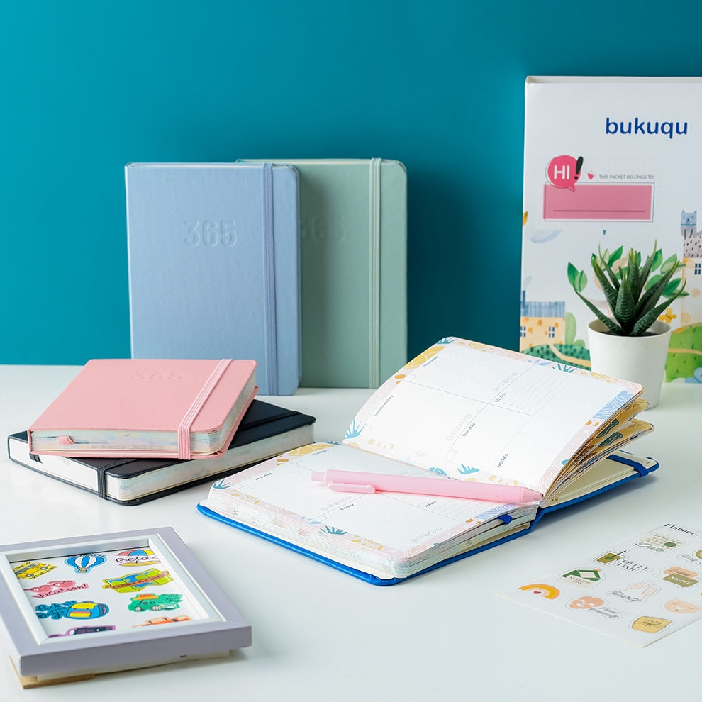bukuqu B6 Notebook 365 Undated Planner