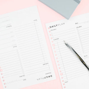 bukuqu A5 Loose Leaf LN301 Daily Plan
