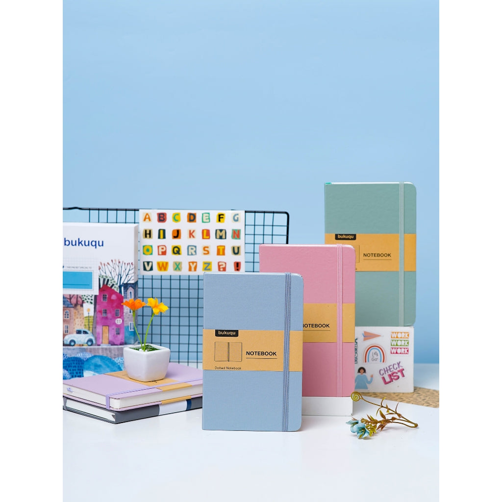bukuqu A5 Classic Notebook Pastel Color