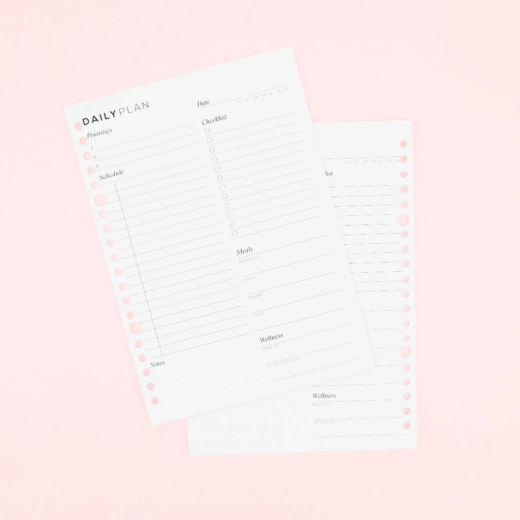 bukuqu A5 Loose Leaf LN301 Daily Plan