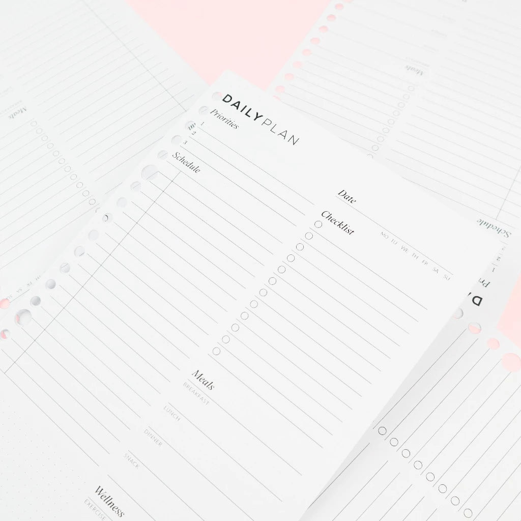 bukuqu A5 Loose Leaf LN301 Daily Plan