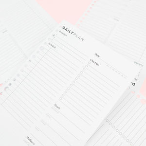 bukuqu A5 Loose Leaf LN301 Daily Plan