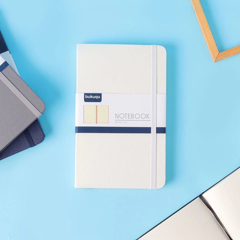 bukuqu A5 Classic Notebook White
