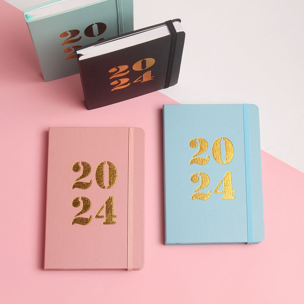 Weekly Planner 2024 Leather by bukuqu