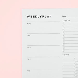 bukuqu A5 Loose Leaf LN303 - Weekly Plan