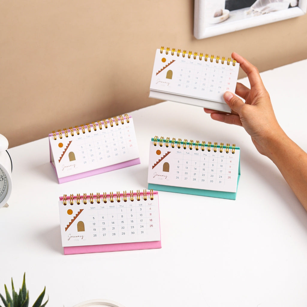 Calendar 2026 Short Colorfull