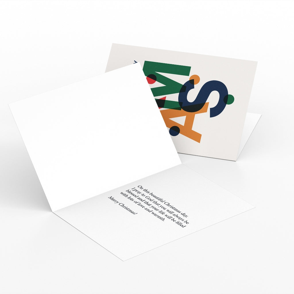 Bukuqu C003 - Kartu Ucapan Natal - Christmas