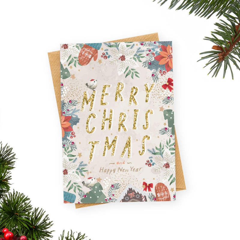 Bukuqu C001 - Kartu Ucapan Natal - Christmas