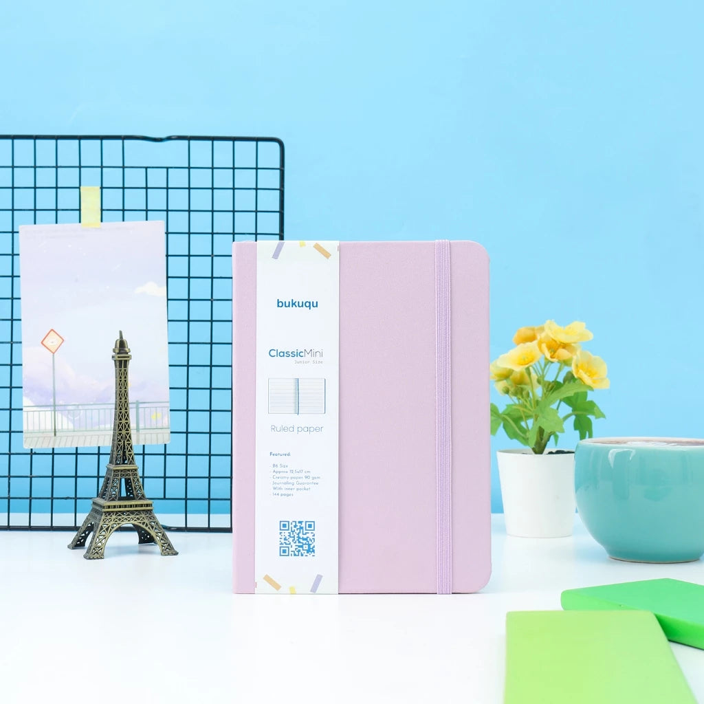 bukuqu B6 Classic Notebook Lilac