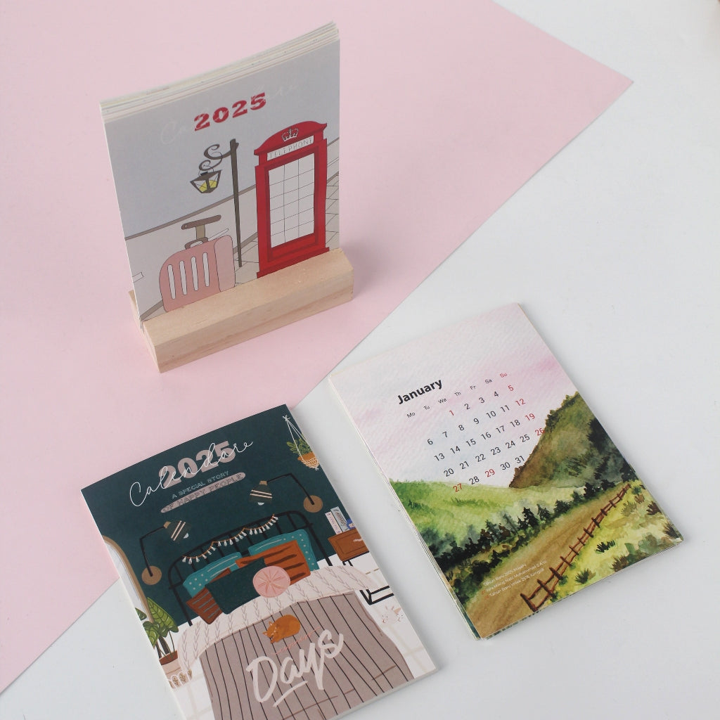 Calendar 2026 A6 #Dreams - Wooden