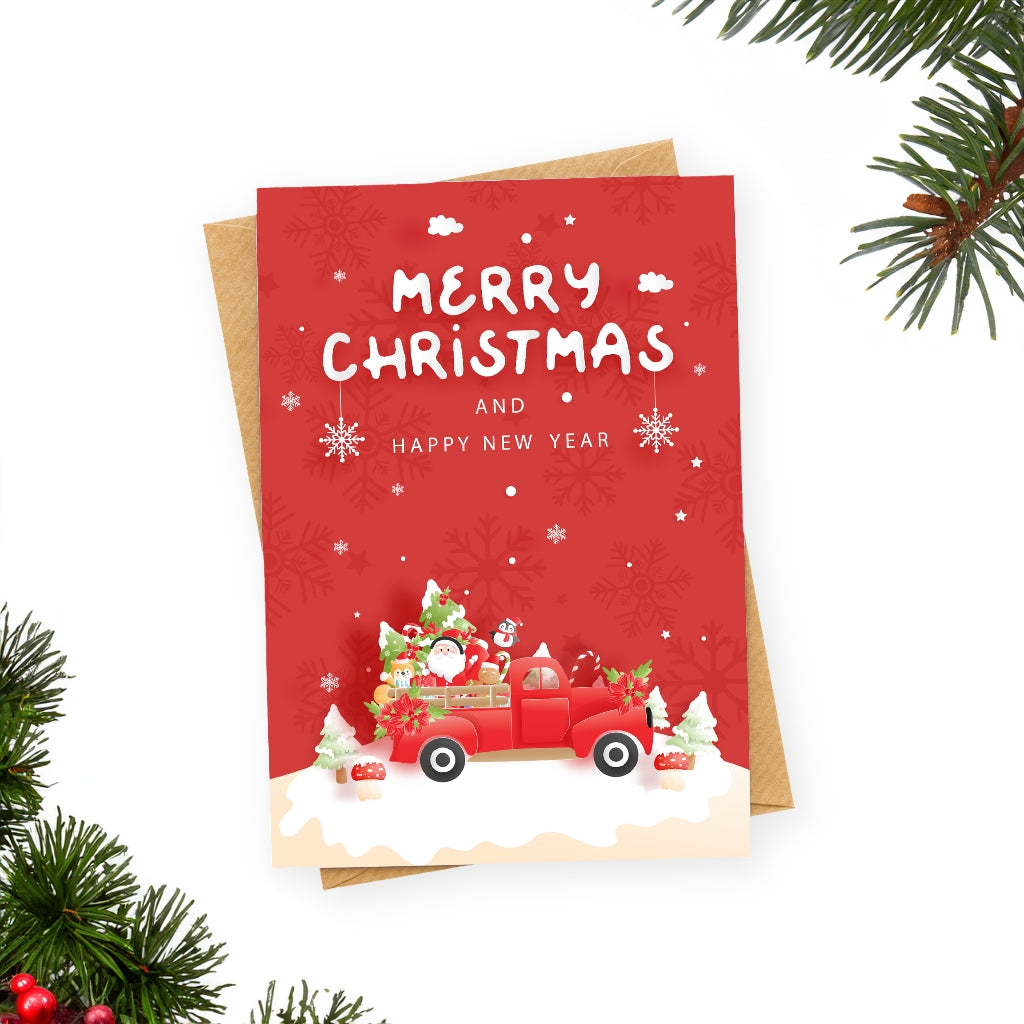bukuqu C005 - Kartu Ucapan Natal - Christmas