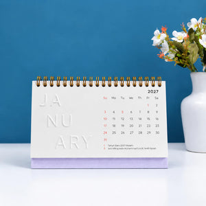 bukuqu Calendar Emboss Huruf 2027