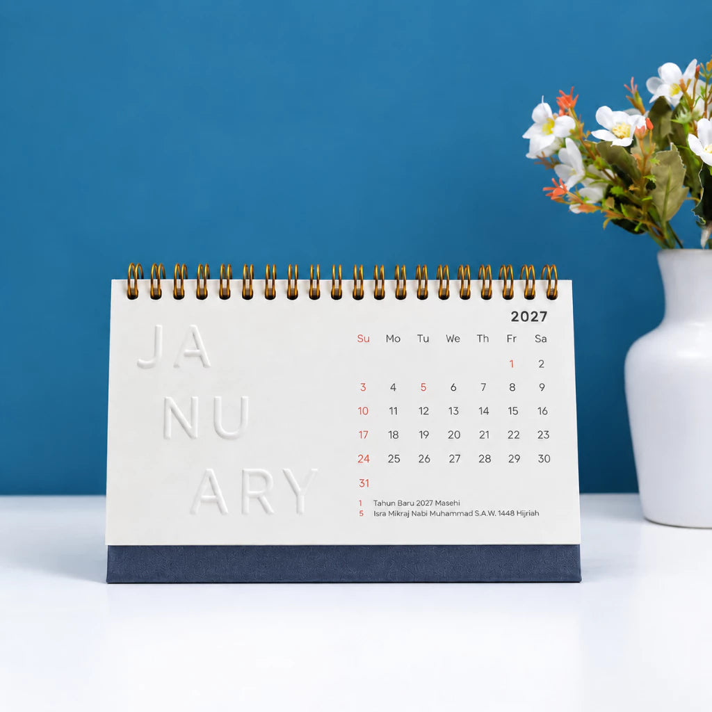 bukuqu Calendar Emboss Huruf 2027