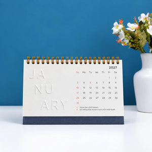 bukuqu Calendar Emboss Huruf 2027