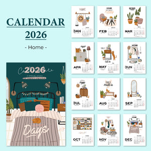 Calendar 2026 Meja A6