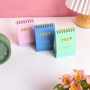 bukuqu A7 Calendar Meja 2027 - 4 warna