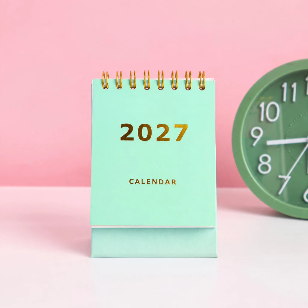 bukuqu A7 Calendar Meja 2027 - 4 warna