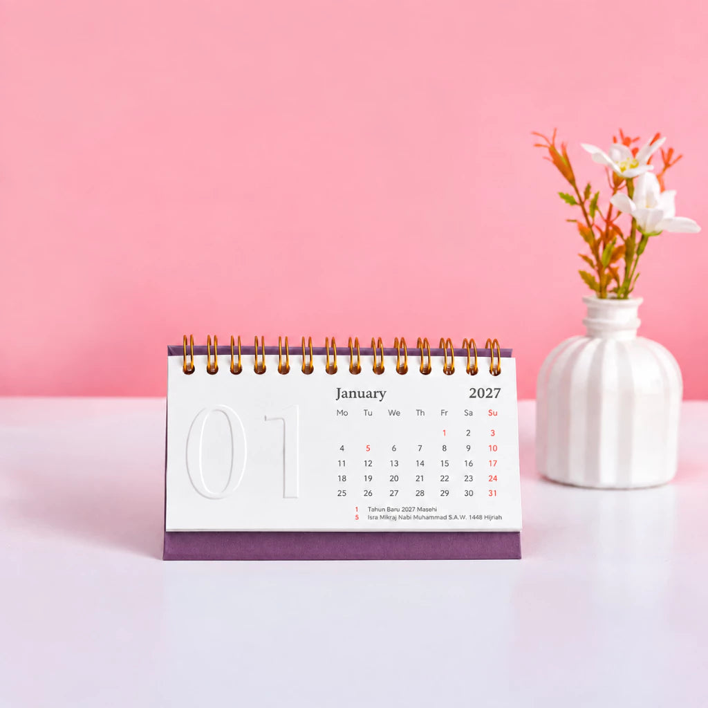 bukuqu Calendar Emboss Mini 2027