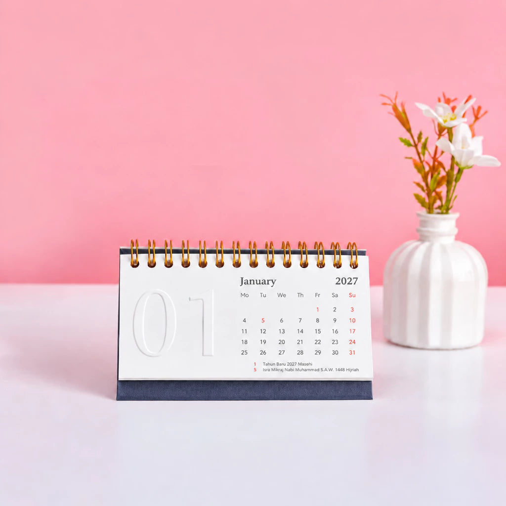 bukuqu Calendar Emboss Mini 2027