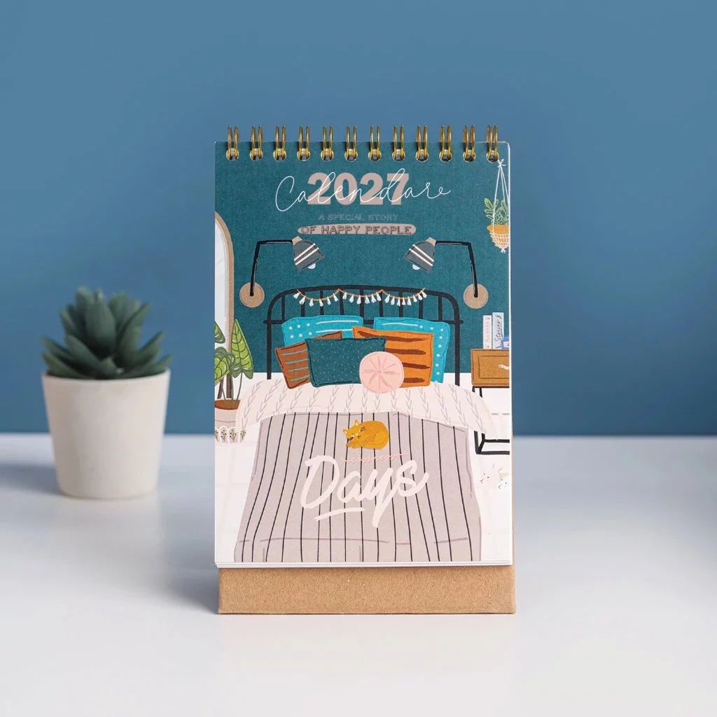 bukuqu A6 Calendar Meja 2027 - Home