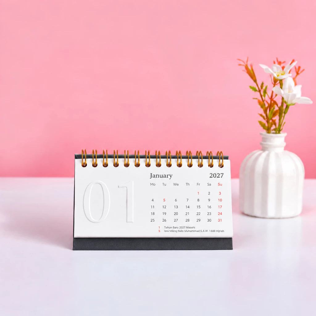 bukuqu Calendar Emboss Mini 2027