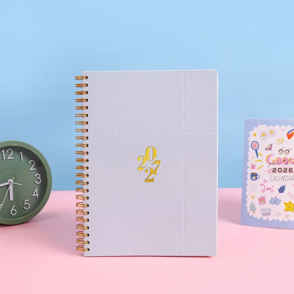 bukuqu Planner A5 Spiral Emboss Agenda 2027