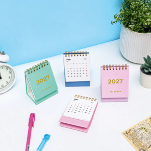 bukuqu A7 Calendar Meja 2027 - 4 warna