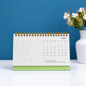 bukuqu Calendar Emboss Huruf 2027